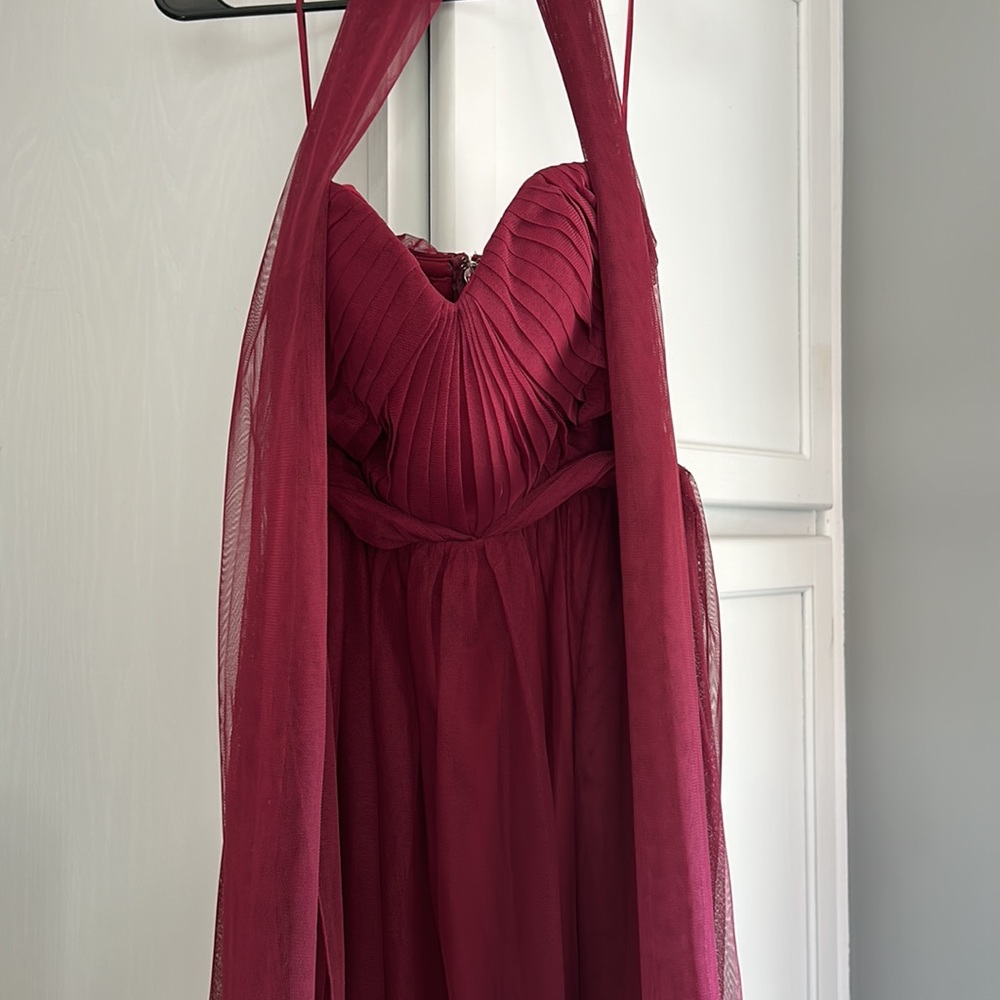 Birdy Grey x-small burgundy dress. Multiple style options - Picture 2 of 2